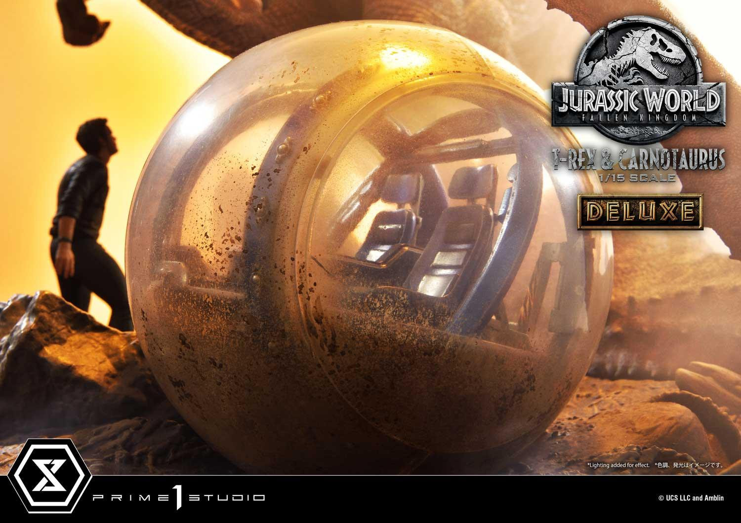 Jurassic World: Fallen Kingdom - Carnotaurus - Owen Grady - Tyrannosaurus Rex - Legacy Museum Collection (LMCJW2-07DX) - 1/15 - DX Version (Prime 1 Studio) photo 30