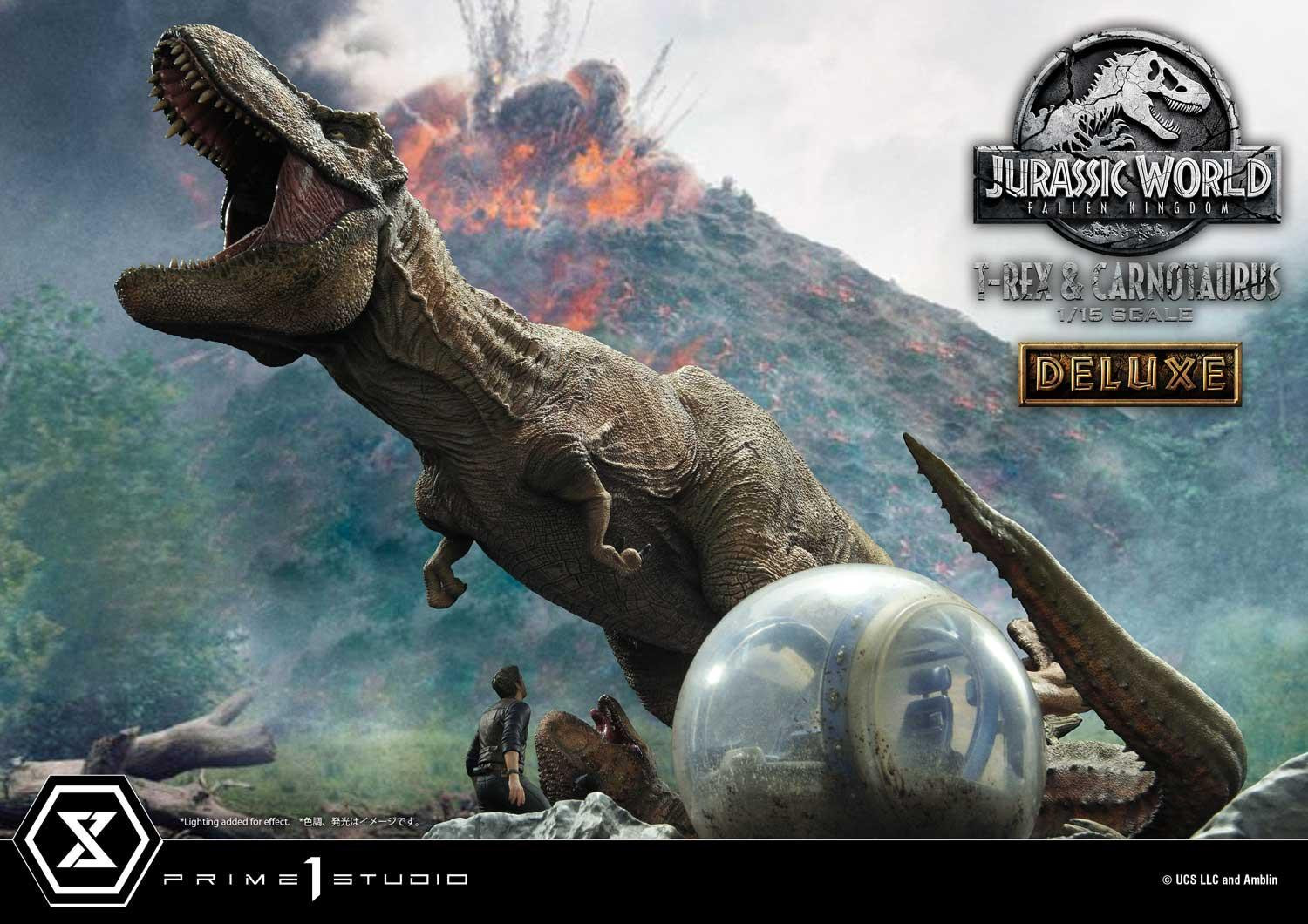 Jurassic World: Fallen Kingdom - Carnotaurus - Owen Grady - Tyrannosaurus Rex - Legacy Museum Collection (LMCJW2-07DX) - 1/15 - DX Version (Prime 1 Studio) photo 32