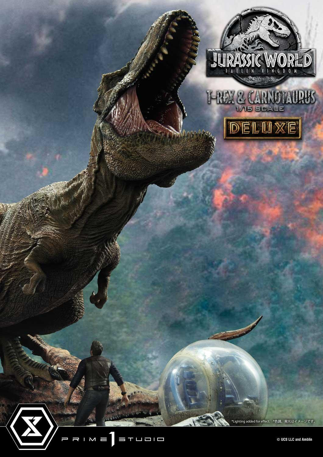 Jurassic World: Fallen Kingdom - Carnotaurus - Owen Grady - Tyrannosaurus Rex - Legacy Museum Collection (LMCJW2-07DX) - 1/15 - DX Version (Prime 1 Studio) photo 33