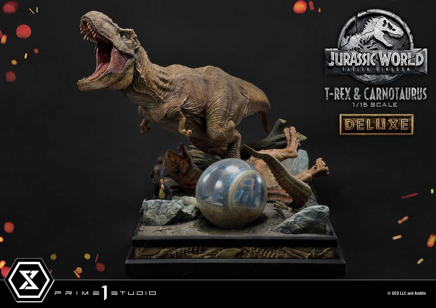 Jurassic World: Fallen Kingdom - Carnotaurus - Owen Grady - Tyrannosaurus Rex - Legacy Museum Collection (LMCJW2-07DX) - 1/15 - DX Version (Prime 1 Studio) photo 34