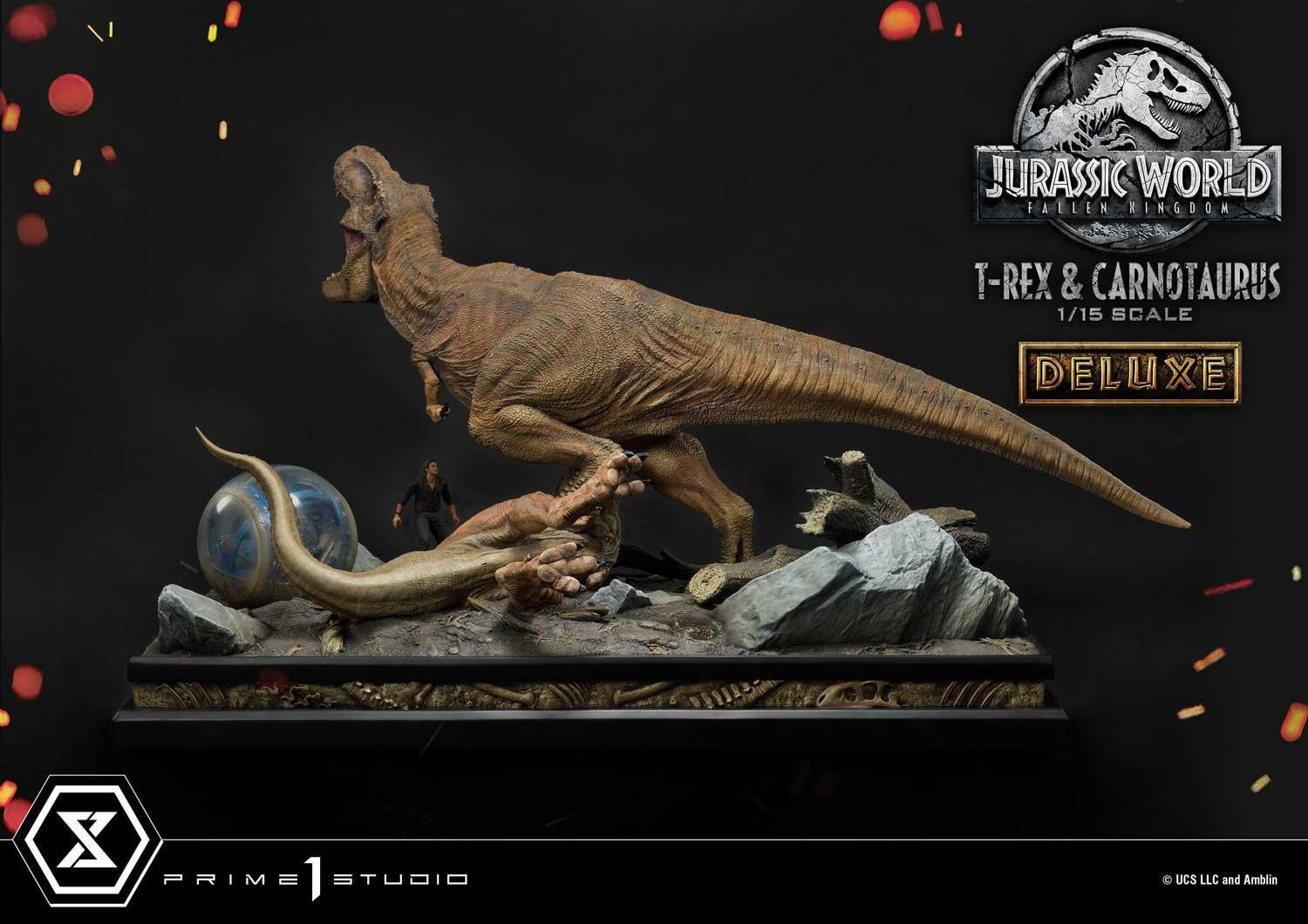 Jurassic World: Fallen Kingdom - Carnotaurus - Owen Grady - Tyrannosaurus Rex - Legacy Museum Collection (LMCJW2-07DX) - 1/15 - DX Version (Prime 1 Studio) photo 35