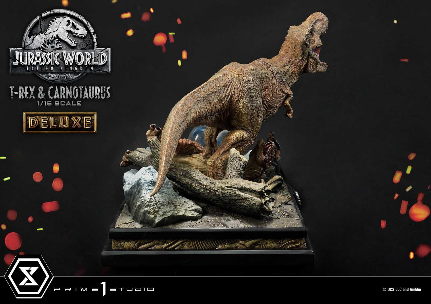Jurassic World: Fallen Kingdom - Carnotaurus - Owen Grady - Tyrannosaurus Rex - Legacy Museum Collection (LMCJW2-07DX) - 1/15 - DX Version (Prime 1 Studio) photo 36