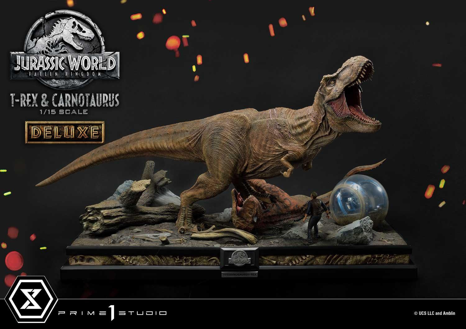 Jurassic World: Fallen Kingdom - Carnotaurus - Owen Grady - Tyrannosaurus Rex - Legacy Museum Collection (LMCJW2-07DX) - 1/15 - DX Version (Prime 1 Studio) photo 37