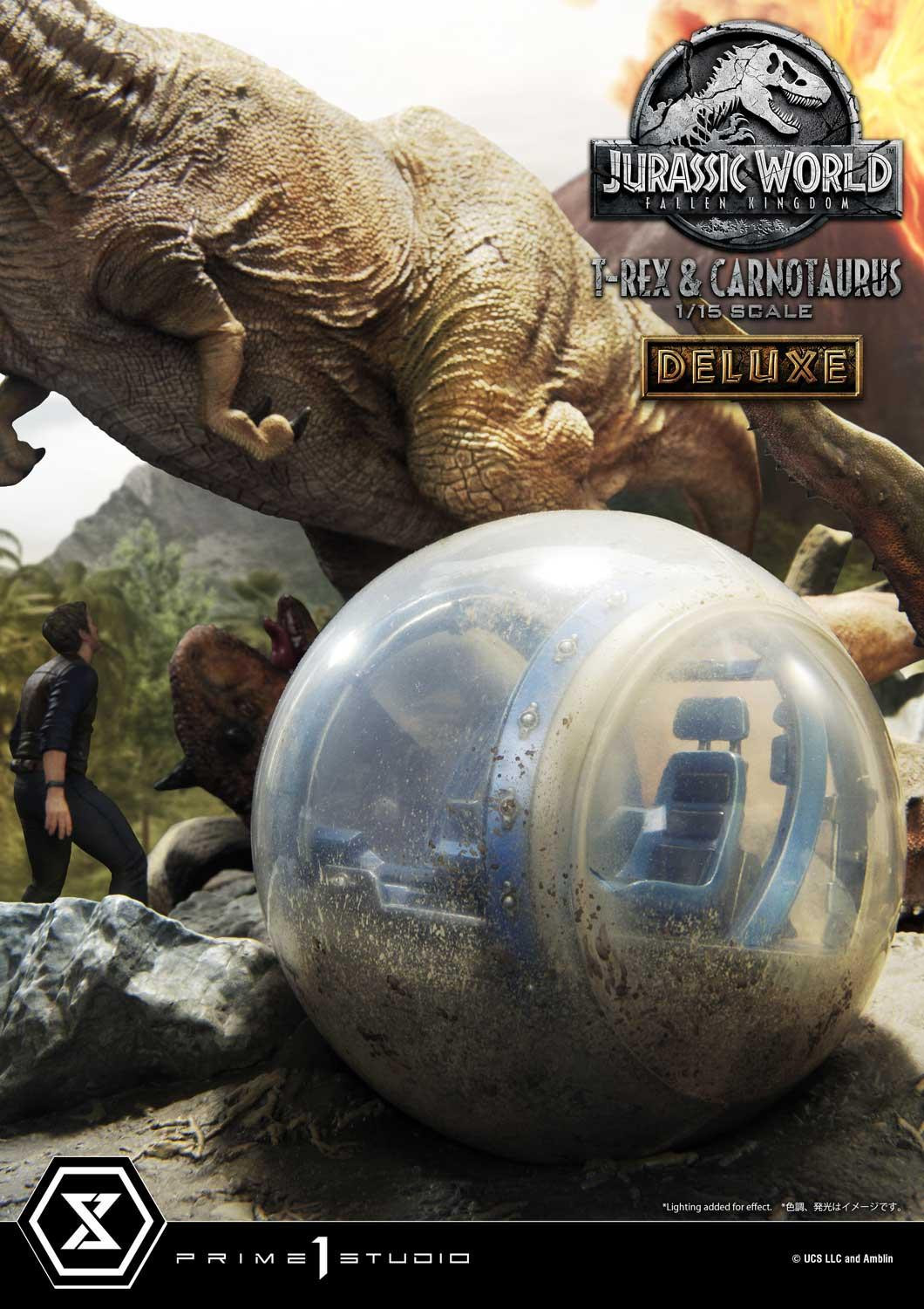 Jurassic World: Fallen Kingdom - Carnotaurus - Owen Grady - Tyrannosaurus Rex - Legacy Museum Collection (LMCJW2-07DX) - 1/15 - DX Version (Prime 1 Studio) photo 40