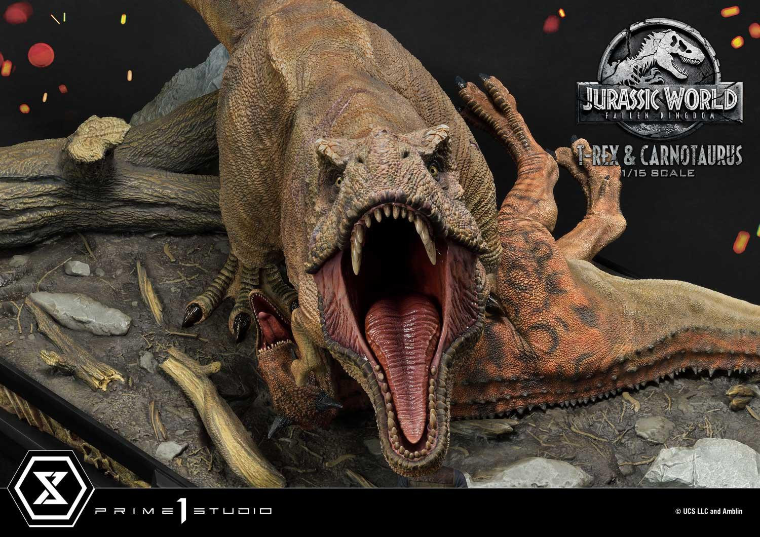 Jurassic World: Fallen Kingdom - Carnotaurus - Owen Grady - Tyrannosaurus Rex - Legacy Museum Collection (LMCJW2-07DX) - 1/15 - DX Version (Prime 1 Studio) photo 49