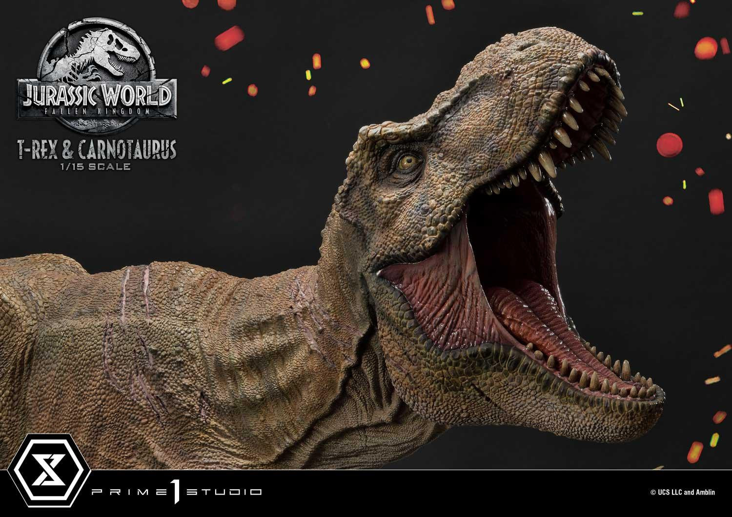 Jurassic World: Fallen Kingdom - Carnotaurus - Owen Grady - Tyrannosaurus Rex - Legacy Museum Collection (LMCJW2-07DX) - 1/15 - DX Version (Prime 1 Studio) photo 50