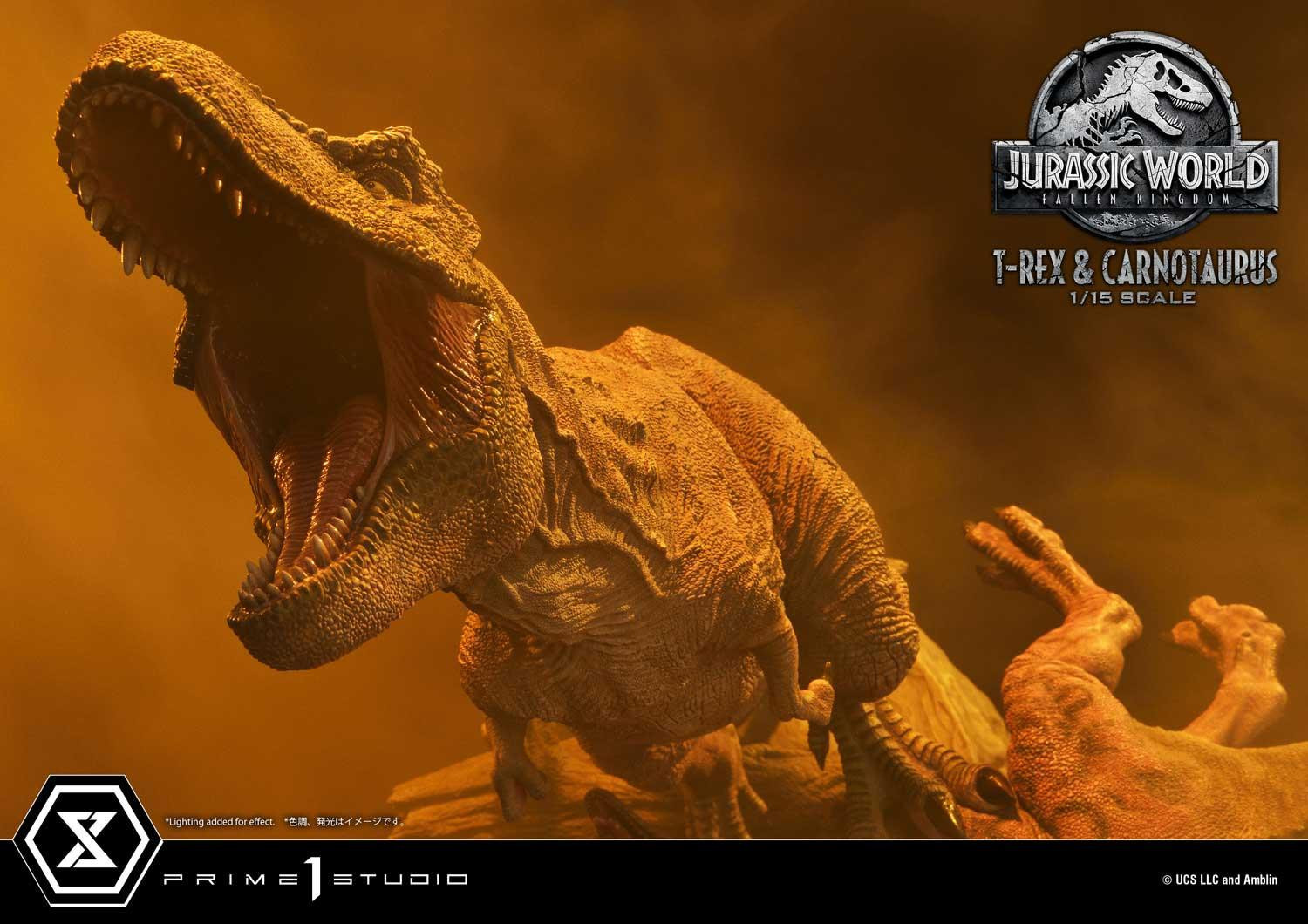 Jurassic World: Fallen Kingdom - Carnotaurus - Owen Grady - Tyrannosaurus Rex - Legacy Museum Collection (LMCJW2-07DX) - 1/15 - DX Version (Prime 1 Studio) photo 51