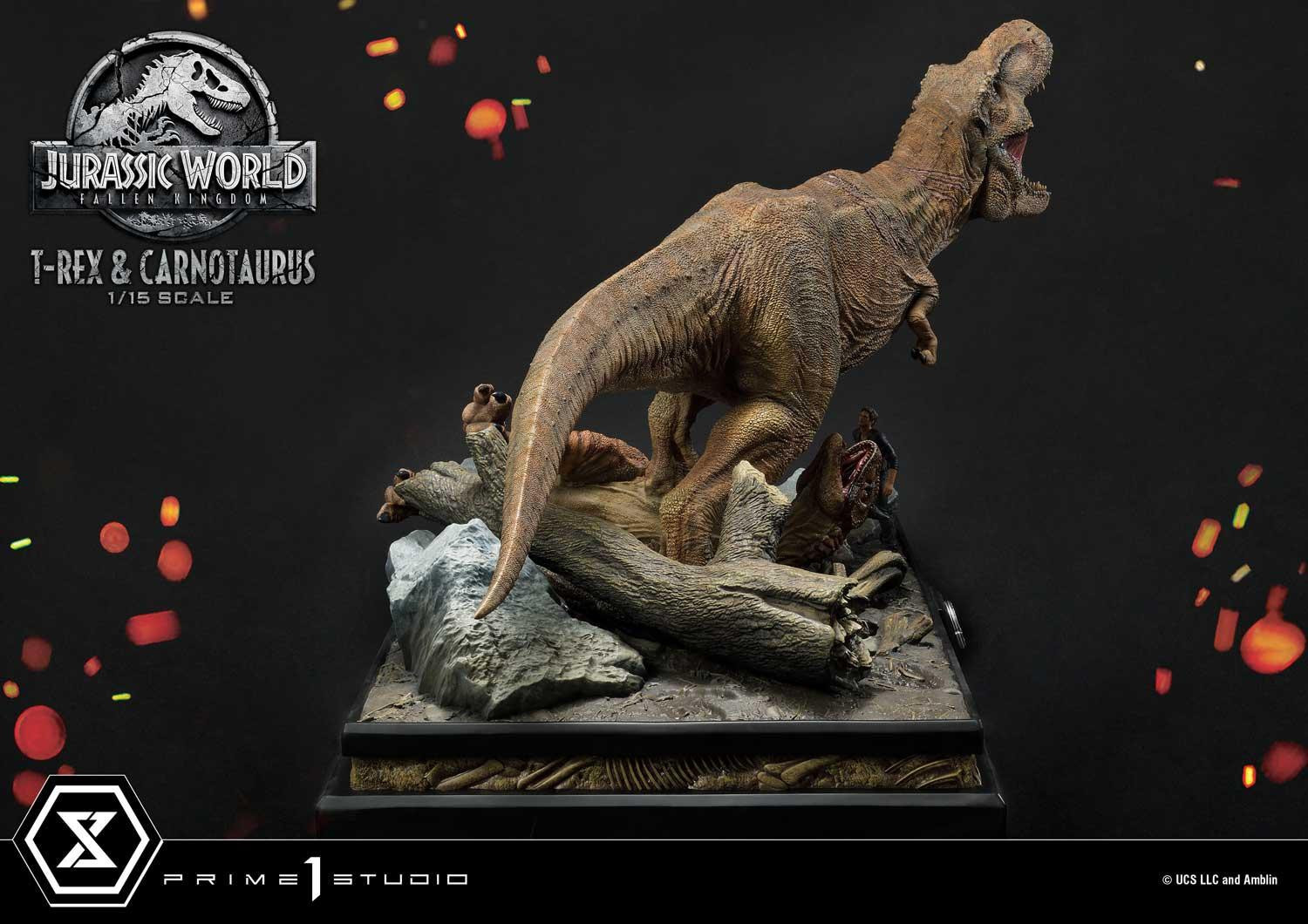 Jurassic World: Fallen Kingdom - Carnotaurus - Owen Grady - Tyrannosaurus Rex - Legacy Museum Collection (LMCJW2-07DX) - 1/15 - DX Version (Prime 1 Studio) photo 54