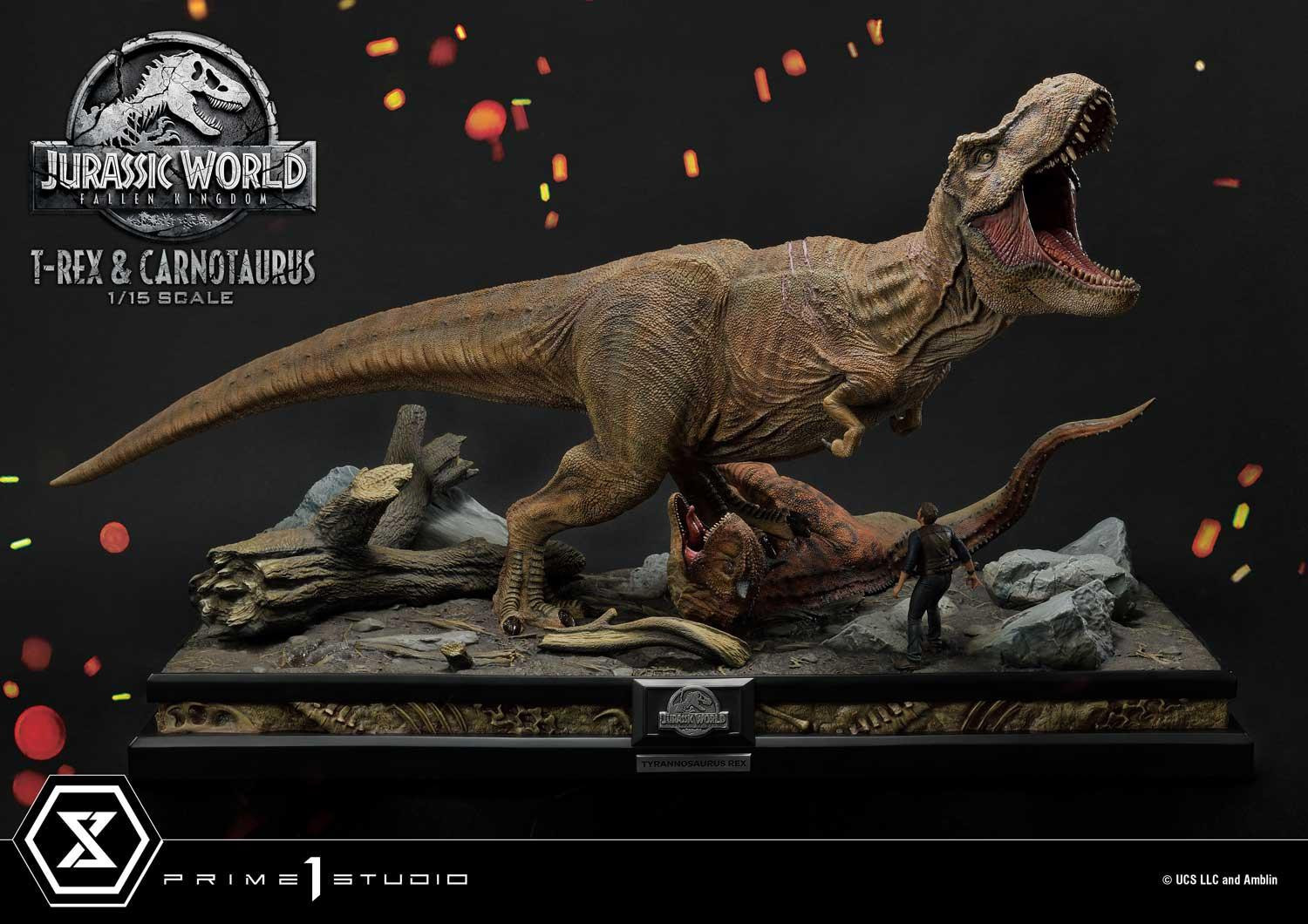 Jurassic World: Fallen Kingdom - Carnotaurus - Owen Grady - Tyrannosaurus Rex - Legacy Museum Collection (LMCJW2-07DX) - 1/15 - DX Version (Prime 1 Studio) photo 55