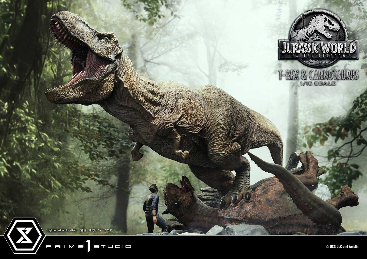 Jurassic World: Fallen Kingdom - Carnotaurus - Owen Grady - Tyrannosaurus Rex - Legacy Museum Collection (LMCJW2-07DX) - 1/15 - DX Version (Prime 1 Studio) photo 59