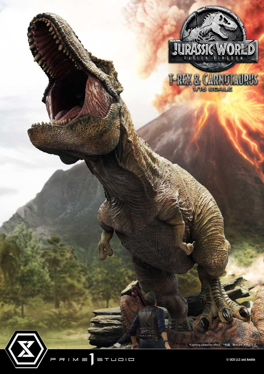 Jurassic World: Fallen Kingdom - Carnotaurus - Owen Grady - Tyrannosaurus Rex - Legacy Museum Collection (LMCJW2-07DX) - 1/15 - DX Version (Prime 1 Studio) photo 62