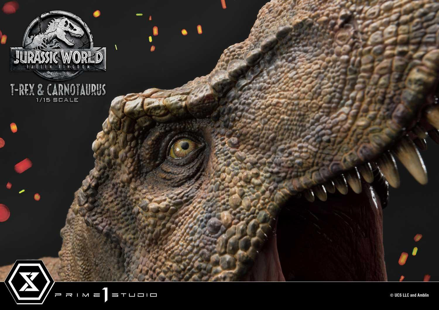 Jurassic World: Fallen Kingdom - Carnotaurus - Owen Grady - Tyrannosaurus Rex - Legacy Museum Collection (LMCJW2-07DX) - 1/15 - DX Version (Prime 1 Studio) photo 63