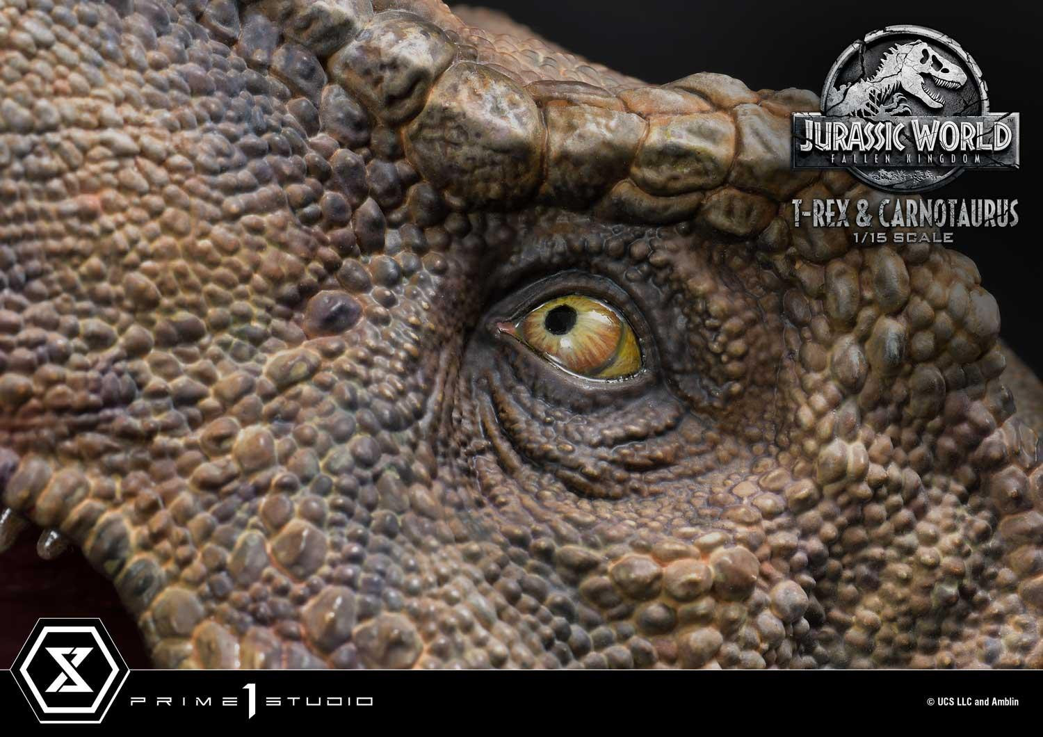 Jurassic World: Fallen Kingdom - Carnotaurus - Owen Grady - Tyrannosaurus Rex - Legacy Museum Collection (LMCJW2-07DX) - 1/15 - DX Version (Prime 1 Studio) photo 64