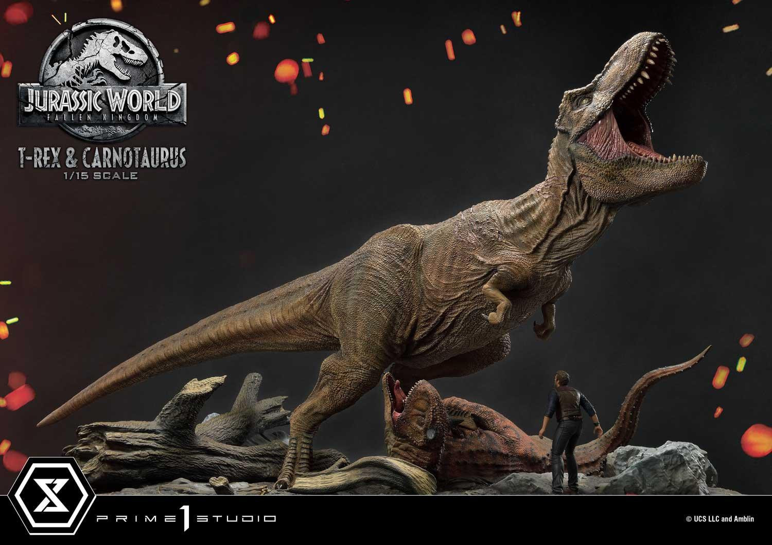 Jurassic World: Fallen Kingdom - Carnotaurus - Owen Grady - Tyrannosaurus Rex - Legacy Museum Collection (LMCJW2-07DX) - 1/15 - DX Version (Prime 1 Studio) photo 66
