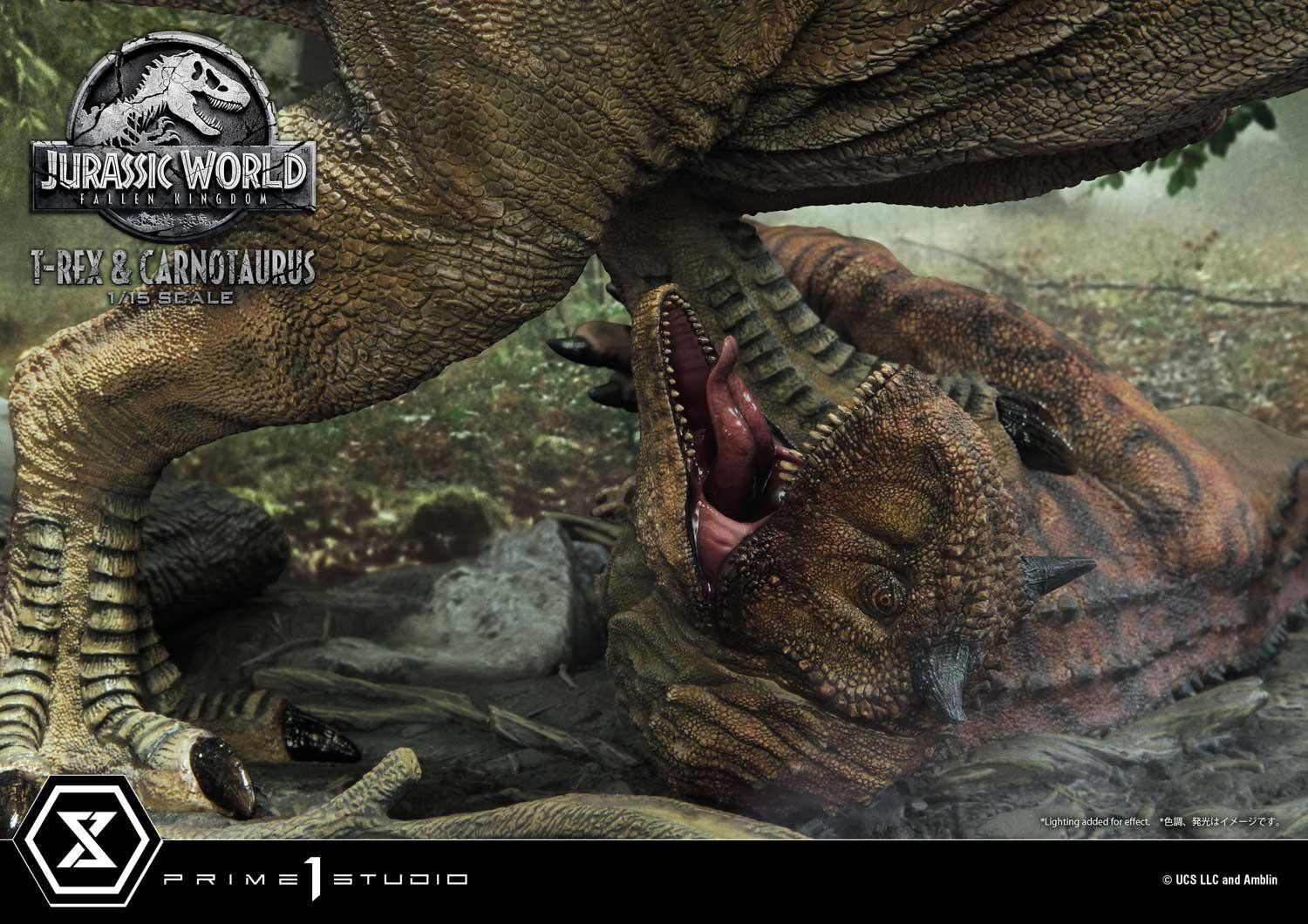 Jurassic World: Fallen Kingdom - Carnotaurus - Owen Grady - Tyrannosaurus Rex - Legacy Museum Collection (LMCJW2-07DX) - 1/15 - DX Version (Prime 1 Studio) photo 70