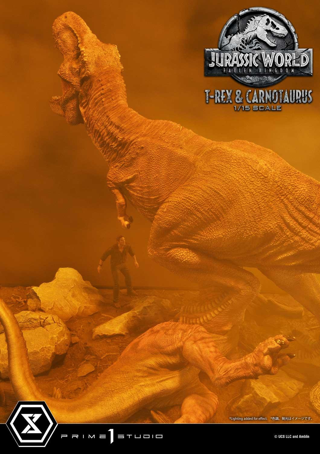 Jurassic World: Fallen Kingdom - Carnotaurus - Owen Grady - Tyrannosaurus Rex - Legacy Museum Collection (LMCJW2-07DX) - 1/15 - DX Version (Prime 1 Studio) photo 72