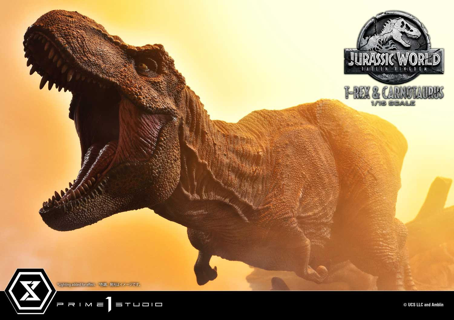 Jurassic World: Fallen Kingdom - Carnotaurus - Owen Grady - Tyrannosaurus Rex - Legacy Museum Collection (LMCJW2-07DX) - 1/15 - DX Version (Prime 1 Studio) photo 74