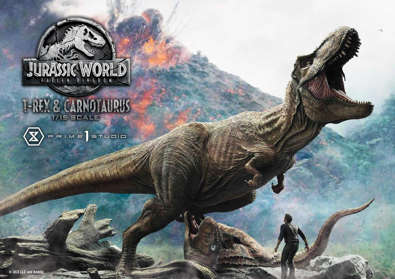 Jurassic World: Fallen Kingdom - Carnotaurus - Owen Grady - Tyrannosaurus Rex - Legacy Museum Collection (LMCJW2-07DX) - 1/15 - DX Version (Prime 1 Studio) photo 77