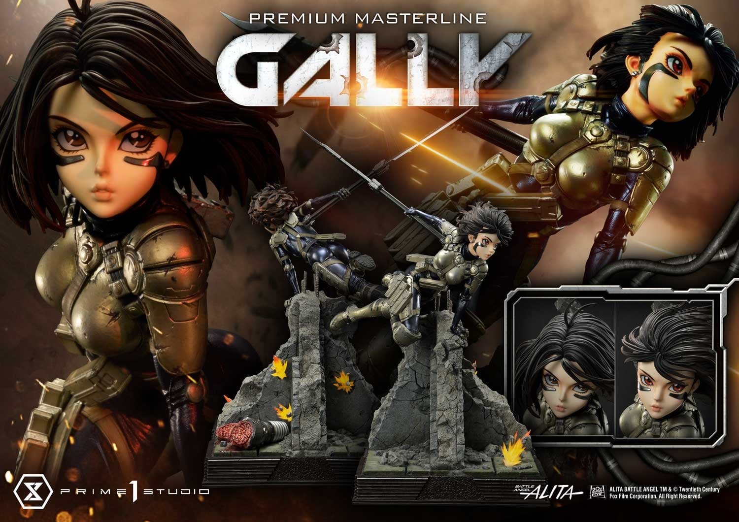 Gunnm - Gally - Premium Masterline (PMABA-03) - 1/4 (Prime 1 Studio) photo 25