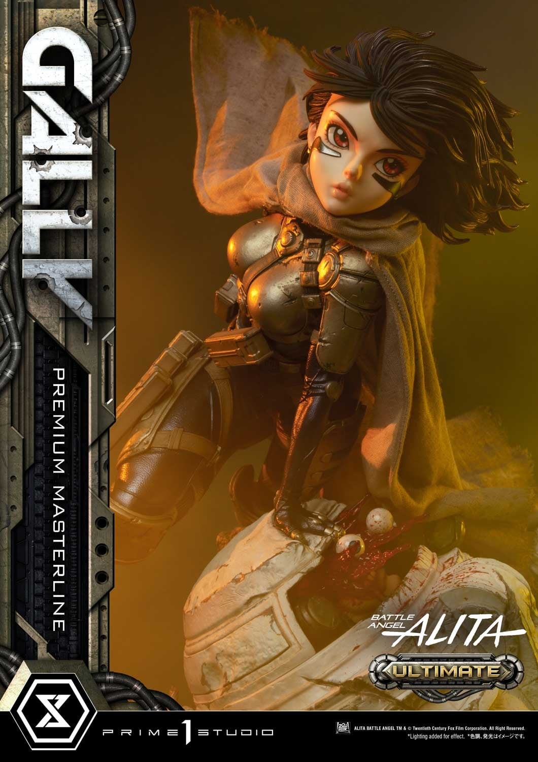 Gunnm - Gally - Socket Soldier - Premium Masterline  (PMABA-03UT) - 1/4 - Ultimate Version (Prime 1 Studio) photo 12