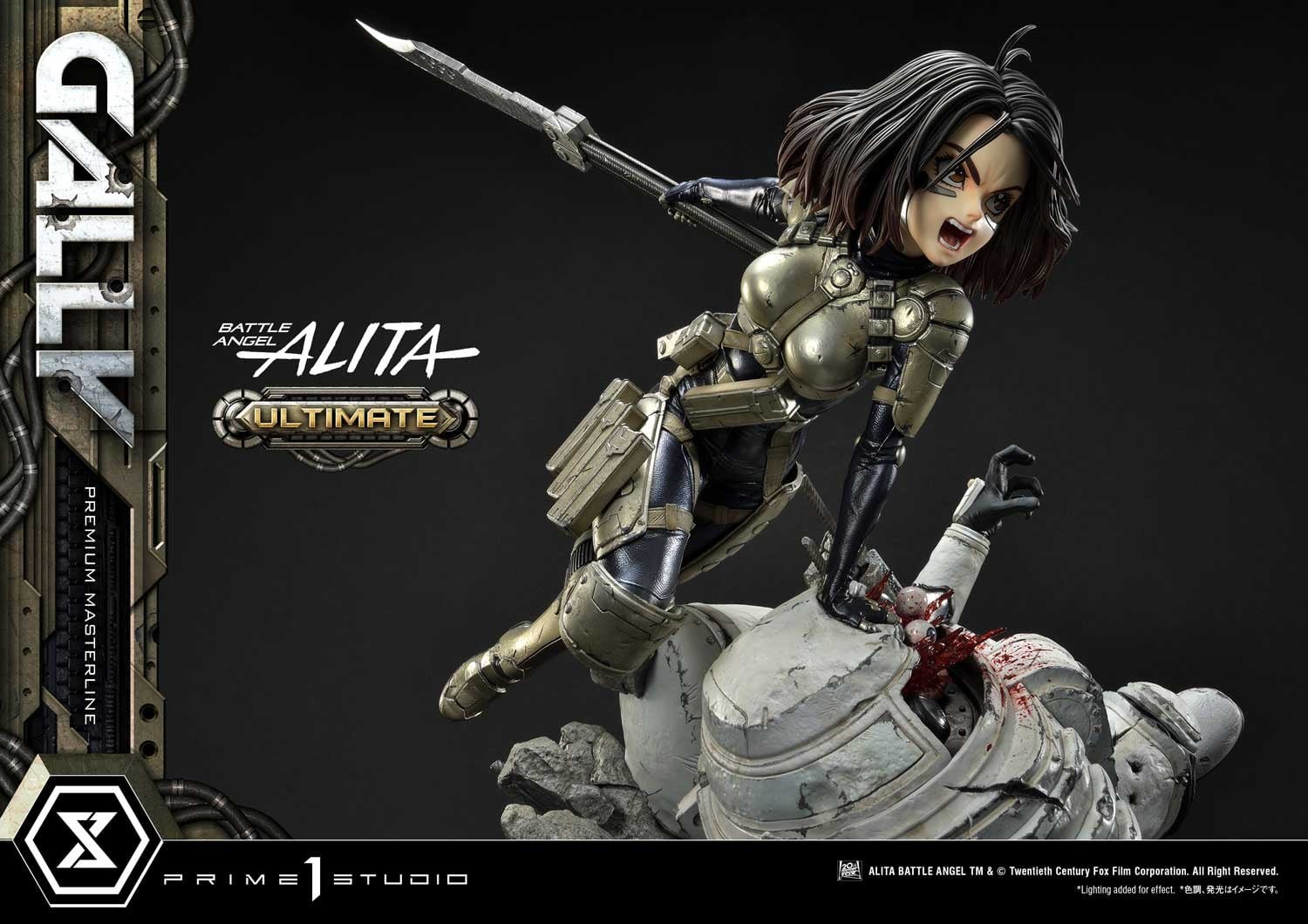 Gunnm - Gally - Socket Soldier - Premium Masterline  (PMABA-03UT) - 1/4 - Ultimate Version (Prime 1 Studio) photo 13