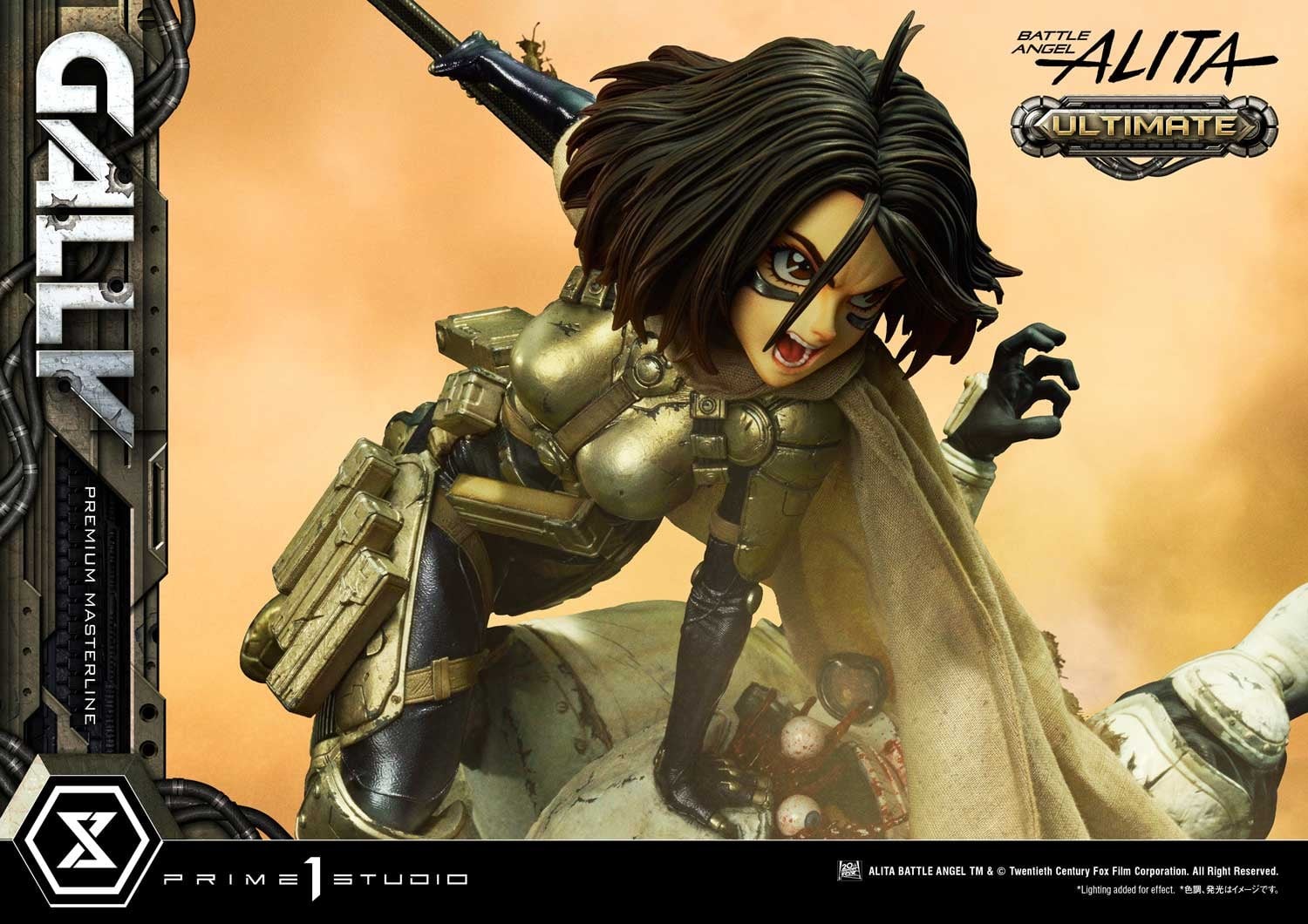 Gunnm - Gally - Socket Soldier - Premium Masterline  (PMABA-03UT) - 1/4 - Ultimate Version (Prime 1 Studio) photo 17