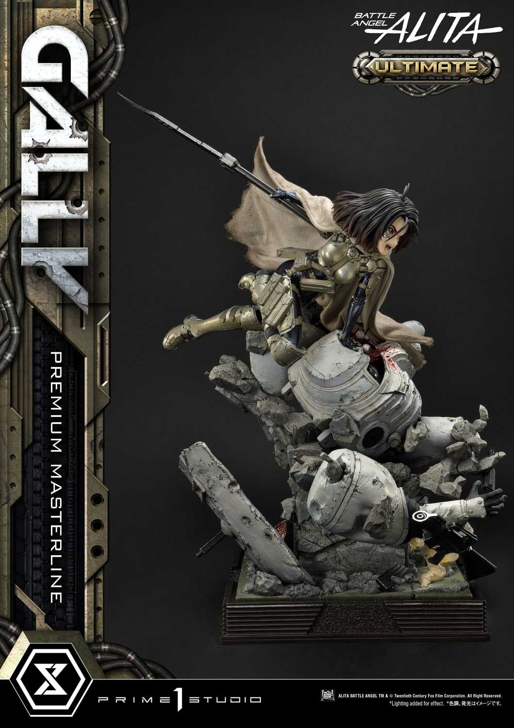 Gunnm - Gally - Socket Soldier - Premium Masterline  (PMABA-03UT) - 1/4 - Ultimate Version (Prime 1 Studio) photo 39