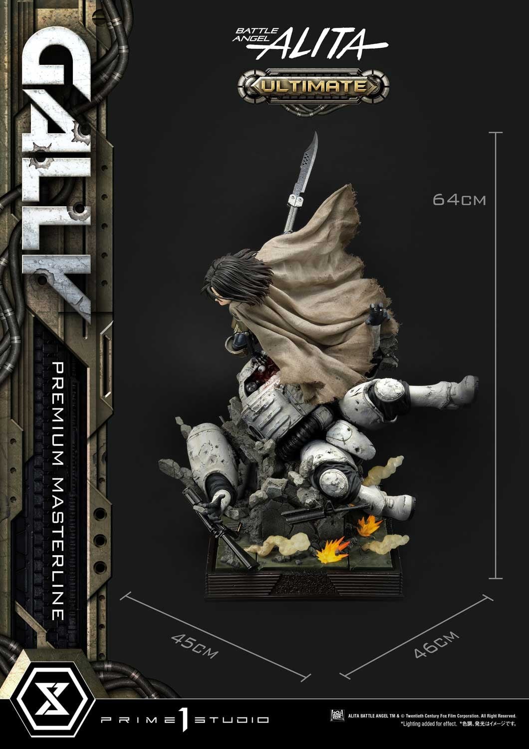 Gunnm - Gally - Socket Soldier - Premium Masterline  (PMABA-03UT) - 1/4 - Ultimate Version (Prime 1 Studio) photo 49