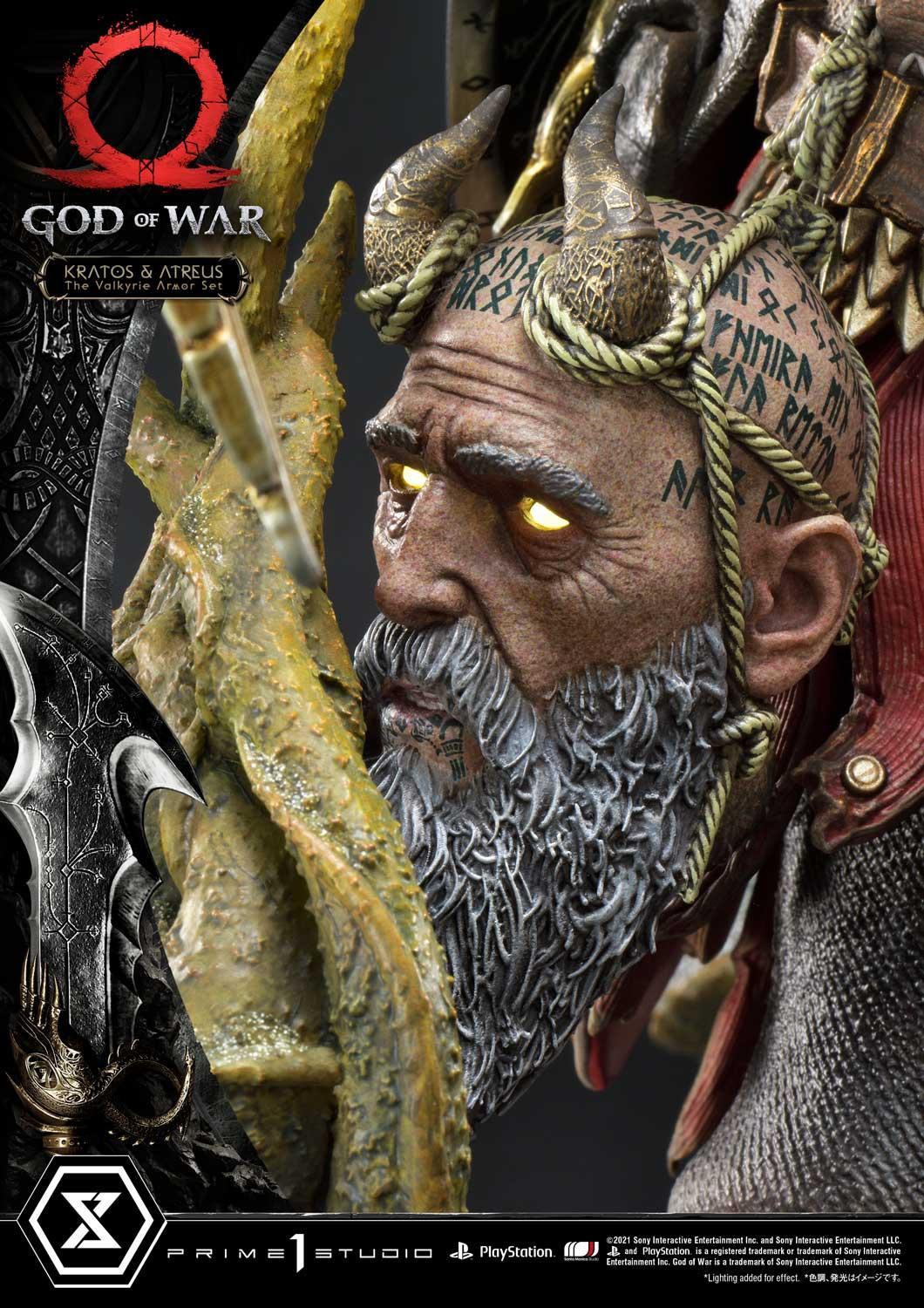 God of War (2018) - Atreus - Kratos - Mimir - Ultimate Premium Masterline (UPMGOW-03) - 1/4 - The Valkyrie Armor Set (Prime 1 Studio) photo 6