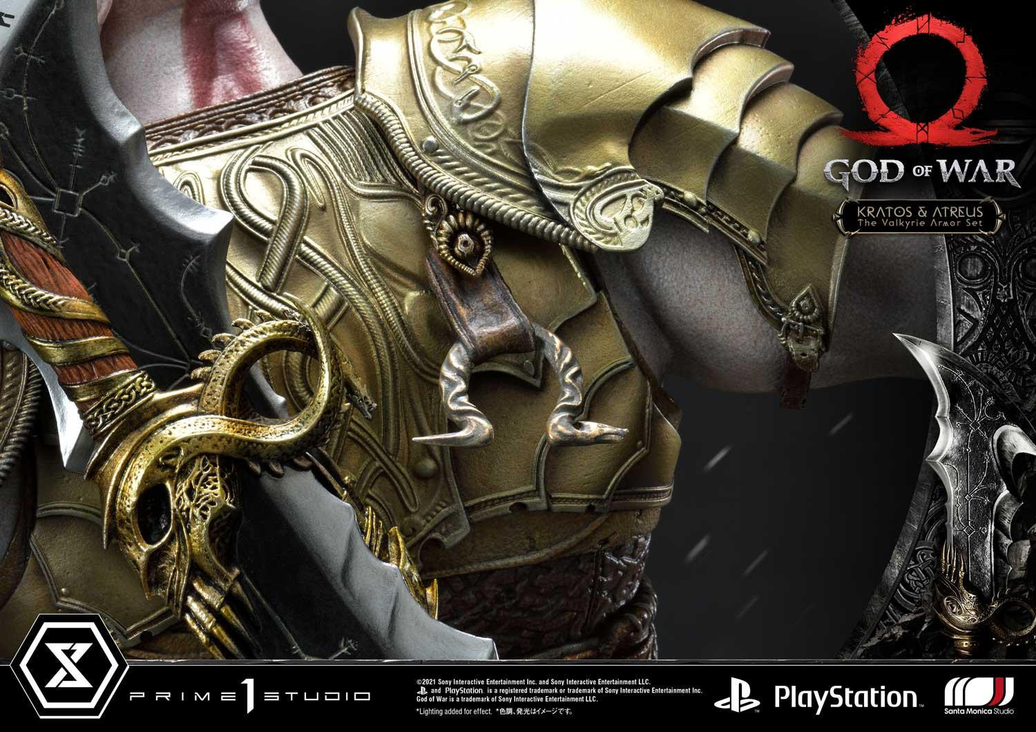 God of War (2018) - Atreus - Kratos - Mimir - Ultimate Premium Masterline (UPMGOW-03) - 1/4 - The Valkyrie Armor Set (Prime 1 Studio) photo 23