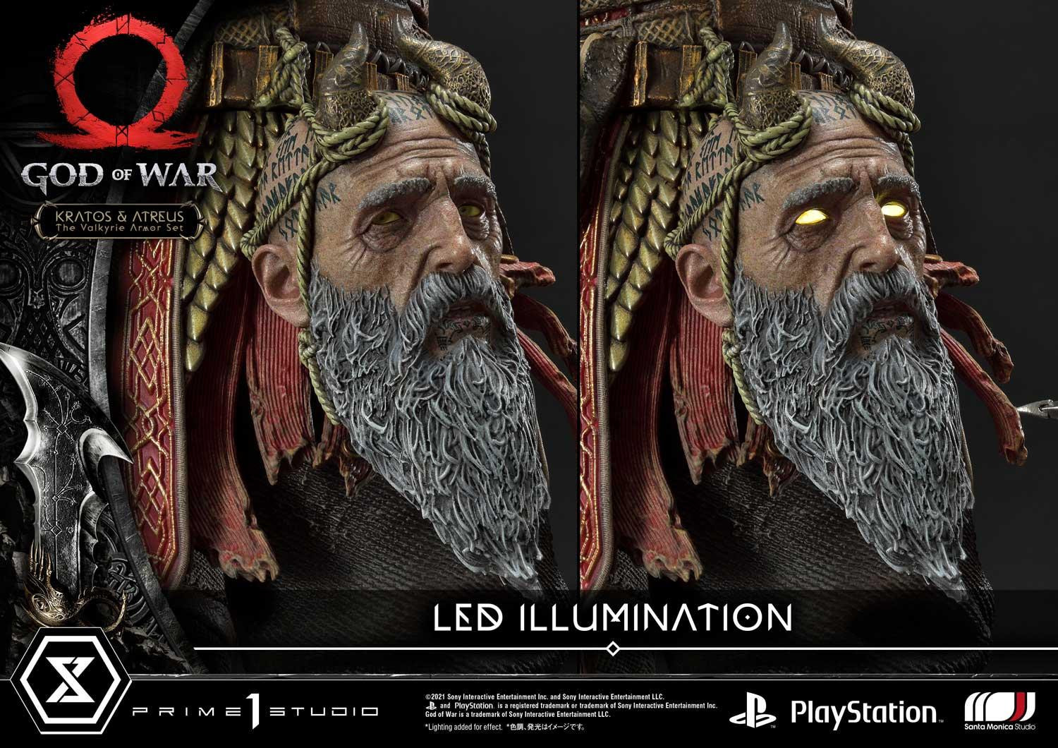 God of War (2018) - Atreus - Kratos - Mimir - Ultimate Premium Masterline (UPMGOW-03) - 1/4 - The Valkyrie Armor Set (Prime 1 Studio) photo 33
