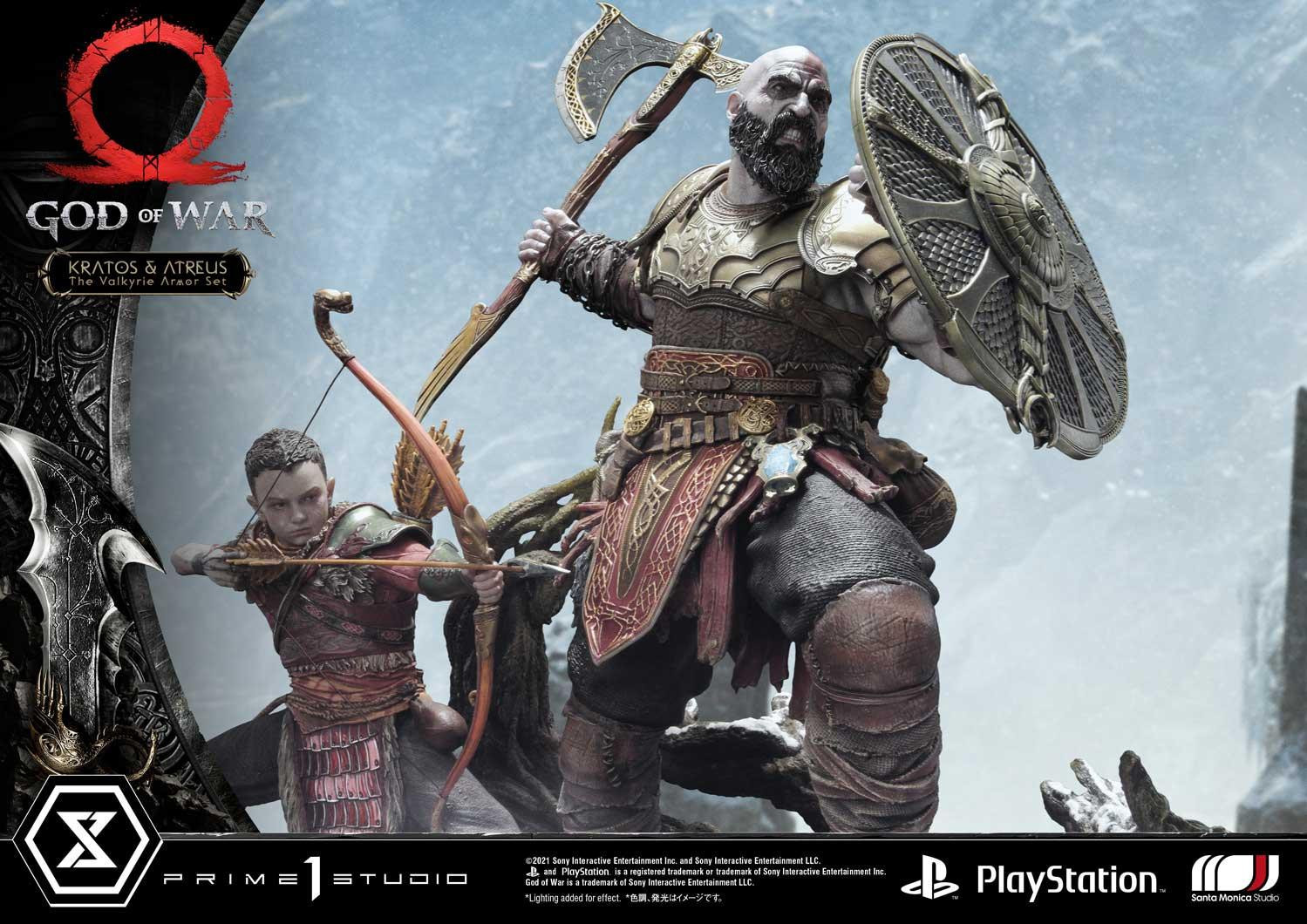 God of War (2018) - Atreus - Kratos - Mimir - Ultimate Premium Masterline (UPMGOW-03) - 1/4 - The Valkyrie Armor Set (Prime 1 Studio) photo 43