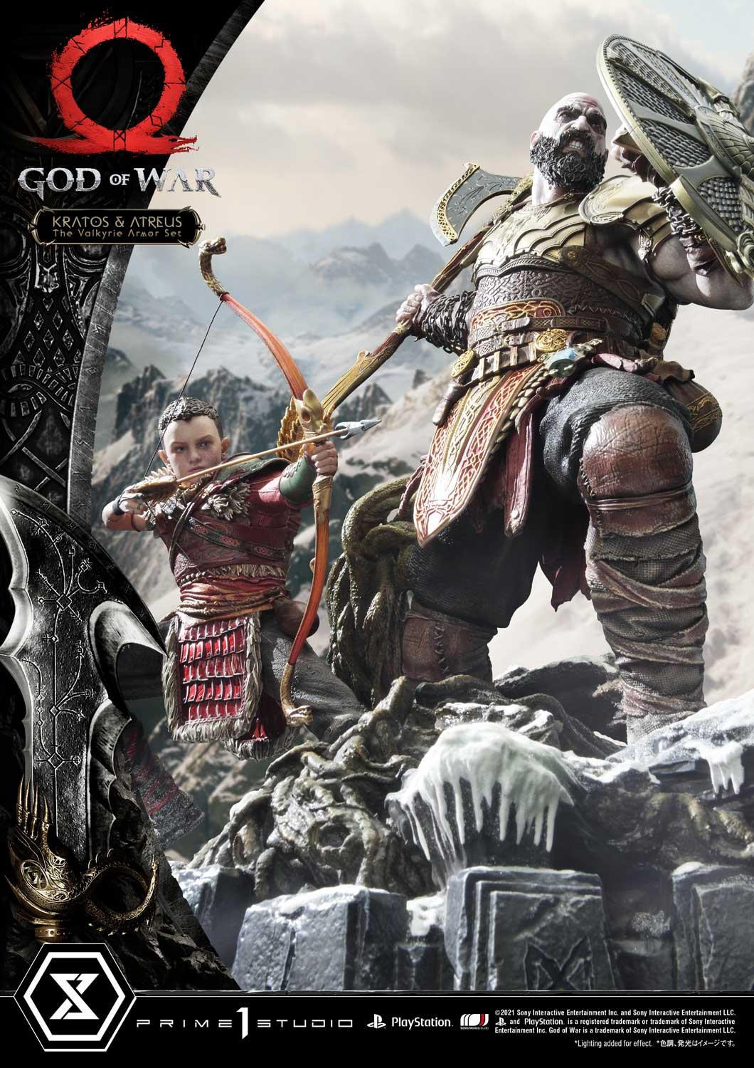 God of War (2018) - Atreus - Kratos - Mimir - Ultimate Premium Masterline (UPMGOW-03) - 1/4 - The Valkyrie Armor Set (Prime 1 Studio) photo 44