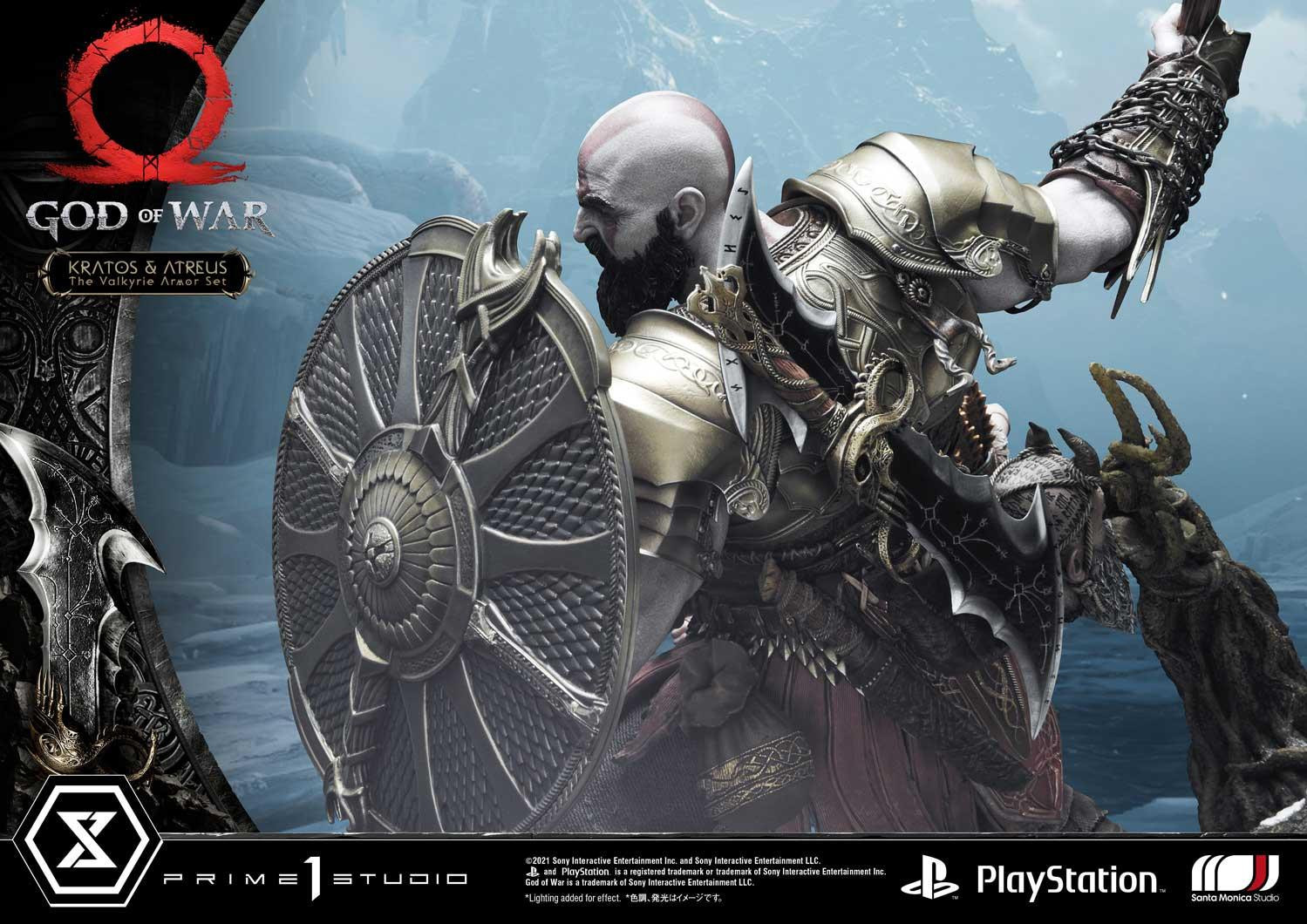 God of War (2018) - Atreus - Kratos - Mimir - Ultimate Premium Masterline (UPMGOW-03) - 1/4 - The Valkyrie Armor Set (Prime 1 Studio) photo 45