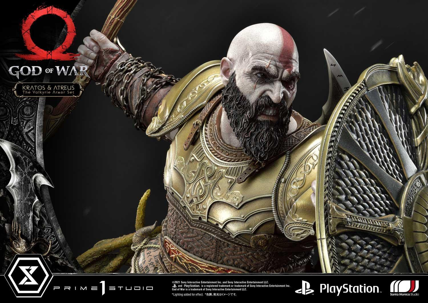 God of War (2018) - Atreus - Kratos - Mimir - Ultimate Premium Masterline (UPMGOW-03) - 1/4 - The Valkyrie Armor Set (Prime 1 Studio) photo 50