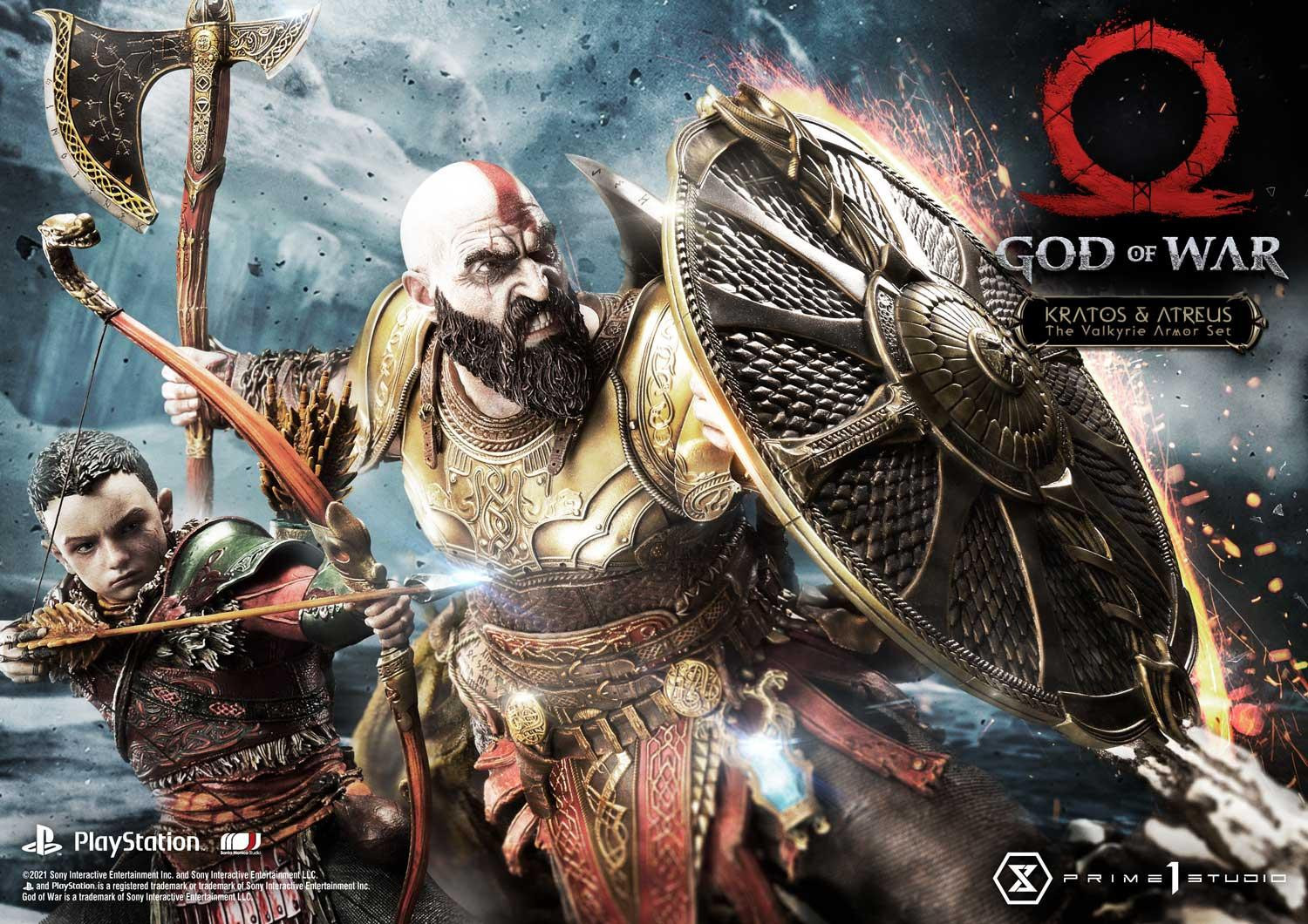 God of War (2018) - Atreus - Kratos - Mimir - Ultimate Premium Masterline (UPMGOW-03) - 1/4 - The Valkyrie Armor Set (Prime 1 Studio) photo 51