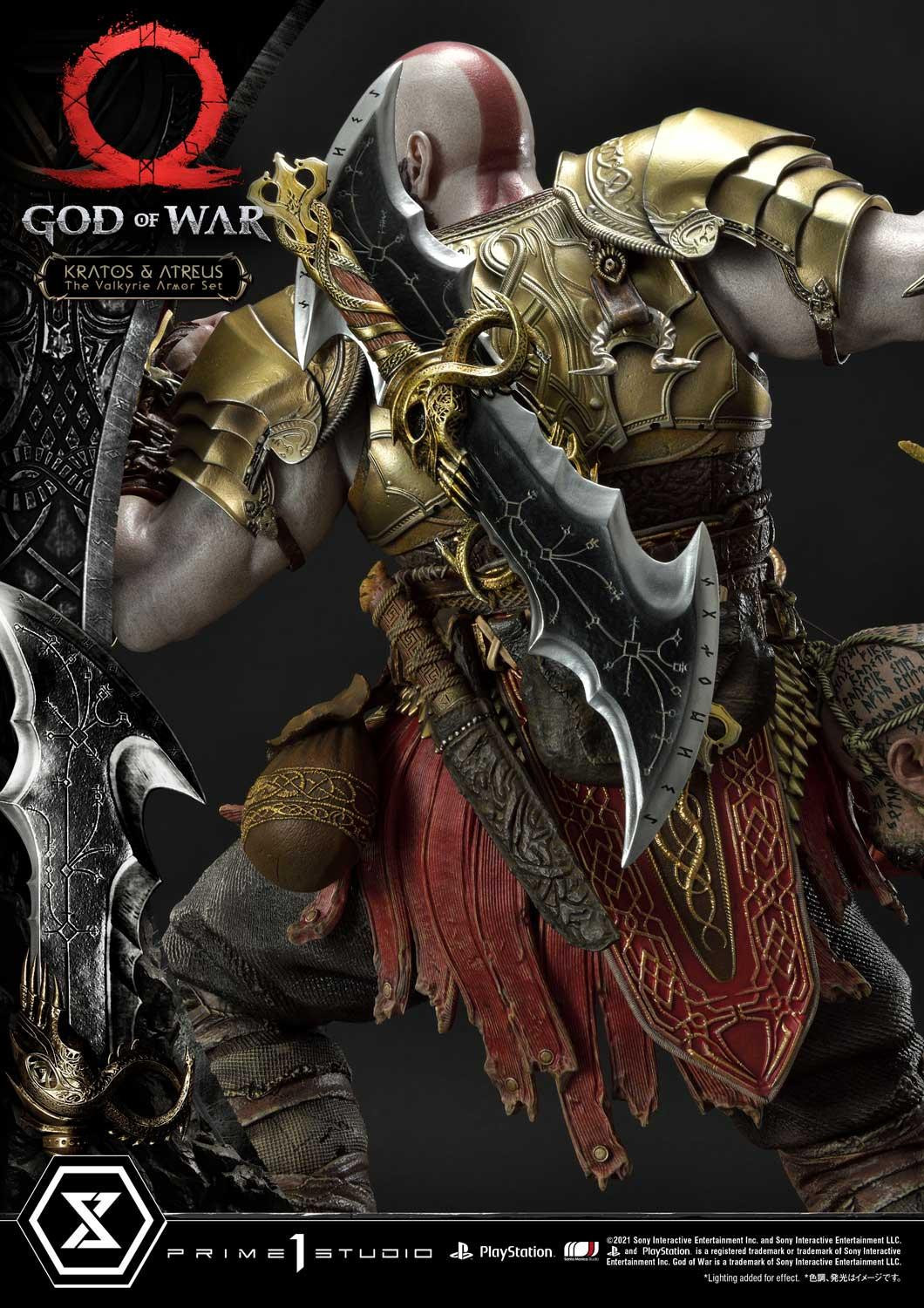 God of War (2018) - Atreus - Kratos - Mimir - Ultimate Premium Masterline (UPMGOW-03) - 1/4 - The Valkyrie Armor Set (Prime 1 Studio) photo 55