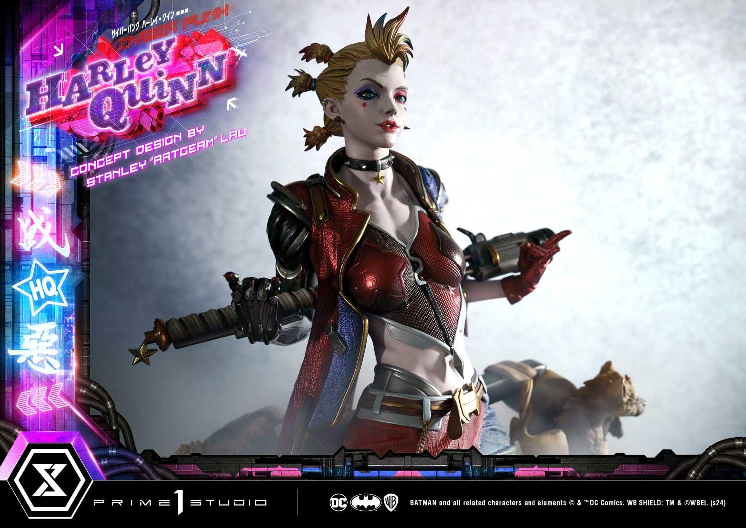 Batman - Bud - Harley Quinn - Lou - Ultimate Premium Masterline  (UPMDC-08) - 1/4 - Cyberpunk (Prime 1 Studio)
