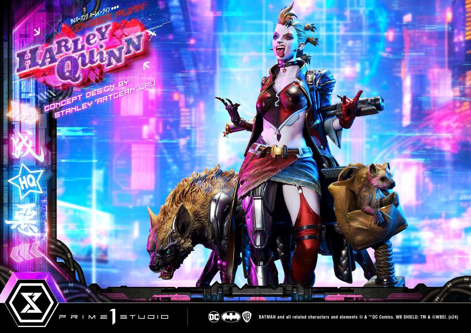 Batman - Bud - Harley Quinn - Lou - Ultimate Premium Masterline  (UPMDC-08) - 1/4 - Cyberpunk (Prime 1 Studio) photo 12