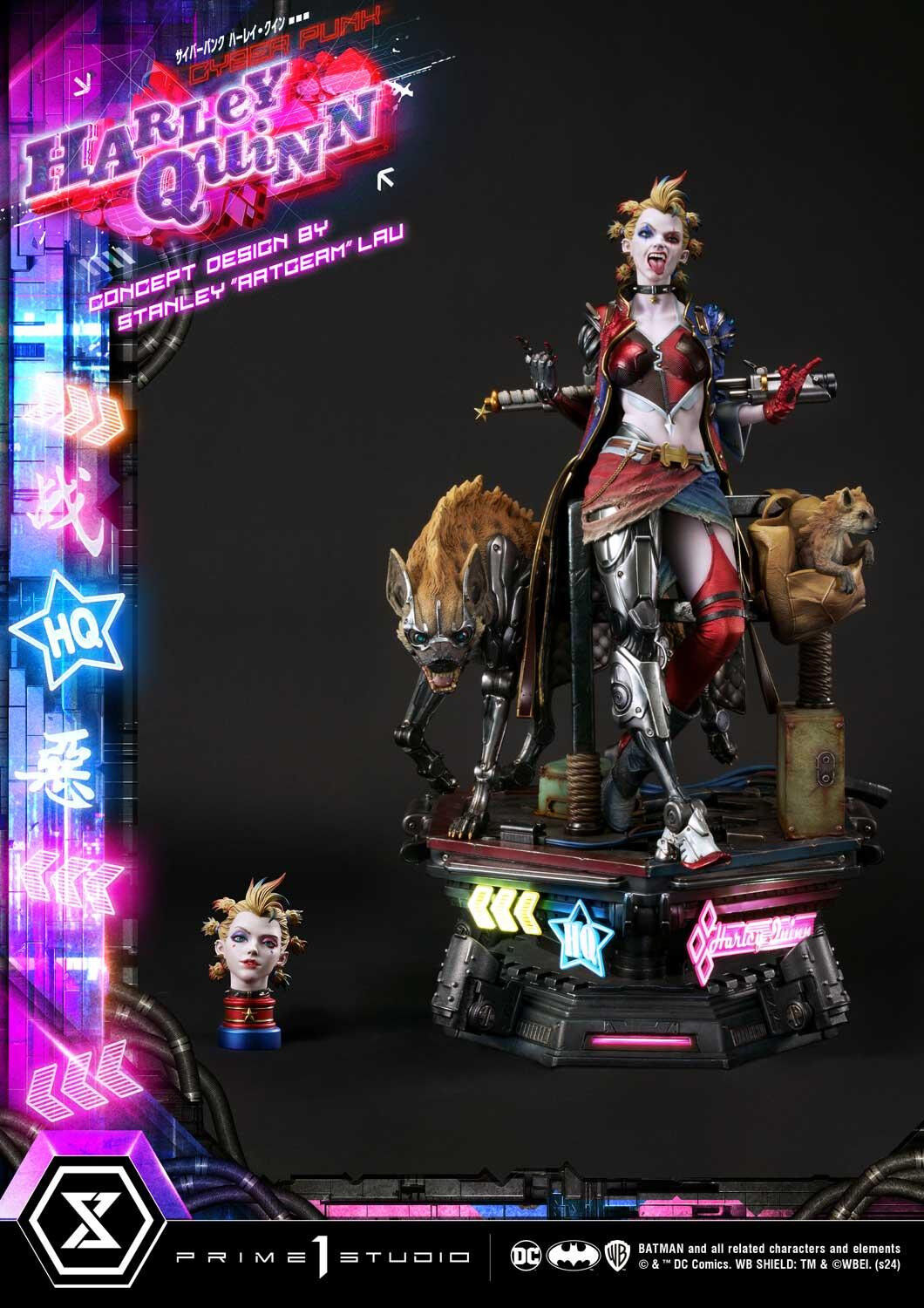 Batman - Bud - Harley Quinn - Lou - Ultimate Premium Masterline  (UPMDC-08) - 1/4 - Cyberpunk (Prime 1 Studio) photo 37