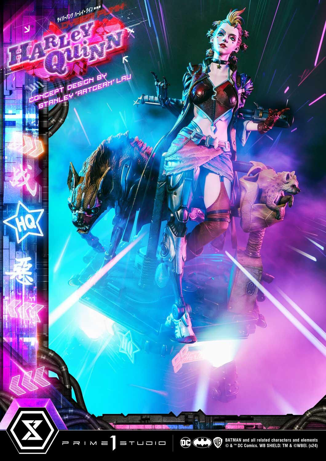Batman - Bud - Harley Quinn - Lou - Ultimate Premium Masterline  (UPMDC-08) - 1/4 - Cyberpunk (Prime 1 Studio) photo 42