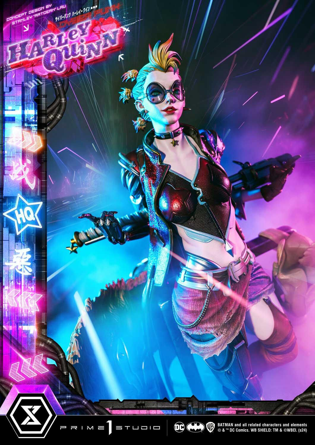 Batman - Bud - Harley Quinn - Lou - Ultimate Premium Masterline  (UPMDC-08) - 1/4 - Cyberpunk (Prime 1 Studio) photo 46