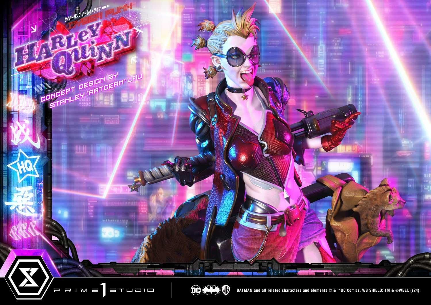Batman - Bud - Harley Quinn - Lou - Ultimate Premium Masterline  (UPMDC-08) - 1/4 - Cyberpunk (Prime 1 Studio) photo 52
