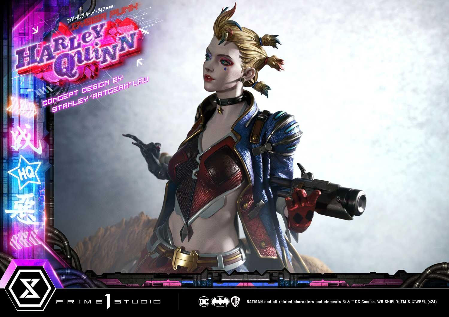 Batman - Bud - Harley Quinn - Lou - Ultimate Premium Masterline  (UPMDC-08) - 1/4 - Cyberpunk (Prime 1 Studio) photo 53