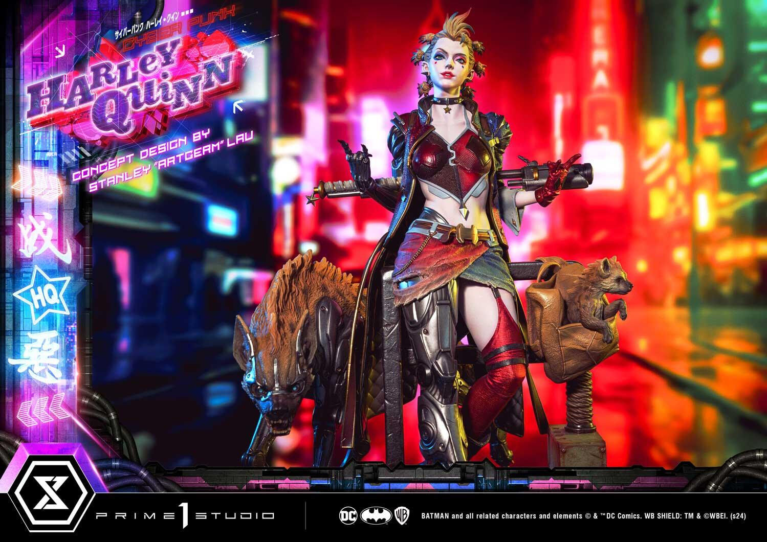 Batman - Bud - Harley Quinn - Lou - Ultimate Premium Masterline  (UPMDC-08) - 1/4 - Cyberpunk (Prime 1 Studio) photo 56