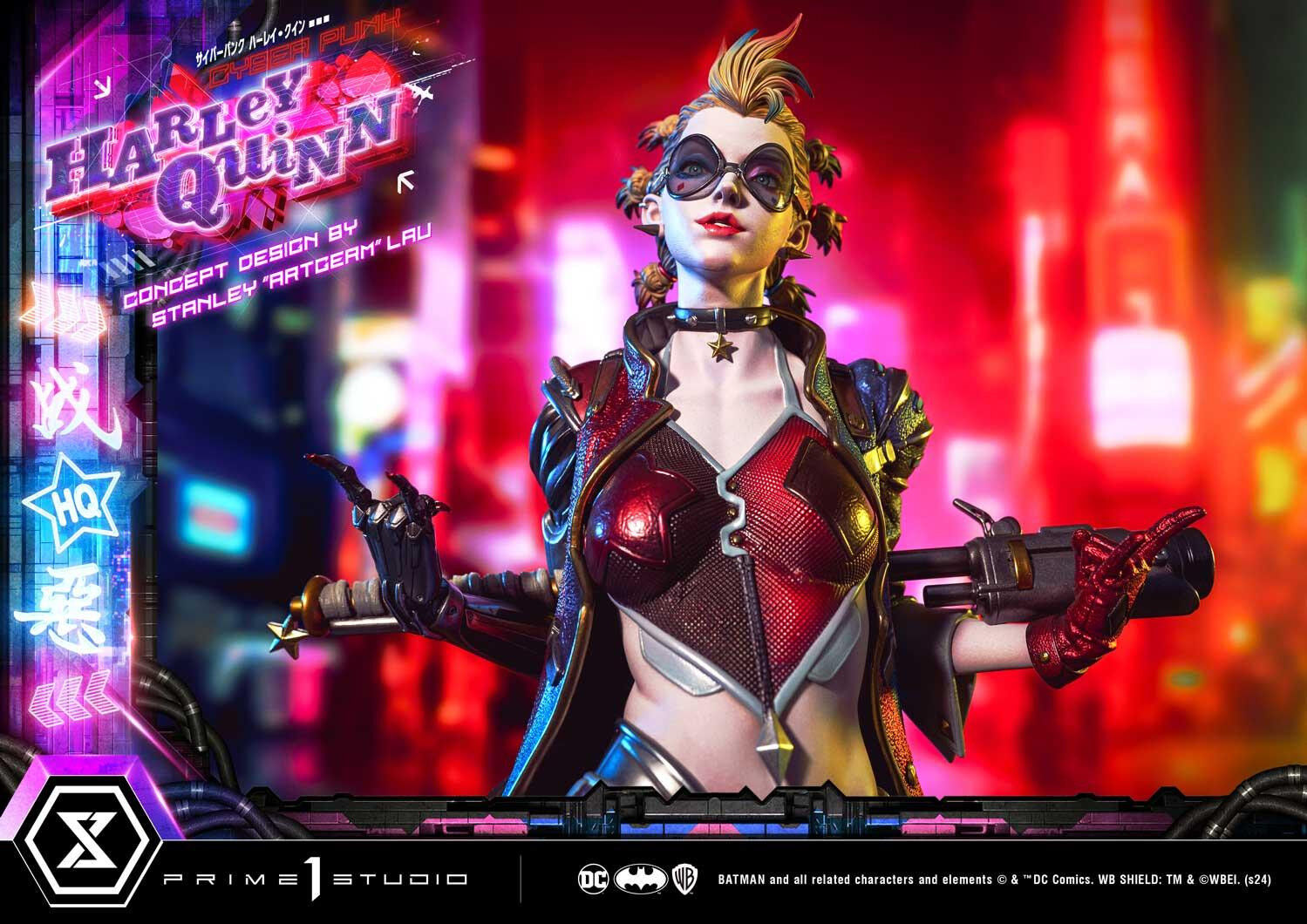 Batman - Bud - Harley Quinn - Lou - Ultimate Premium Masterline  (UPMDC-08) - 1/4 - Cyberpunk (Prime 1 Studio) photo 58