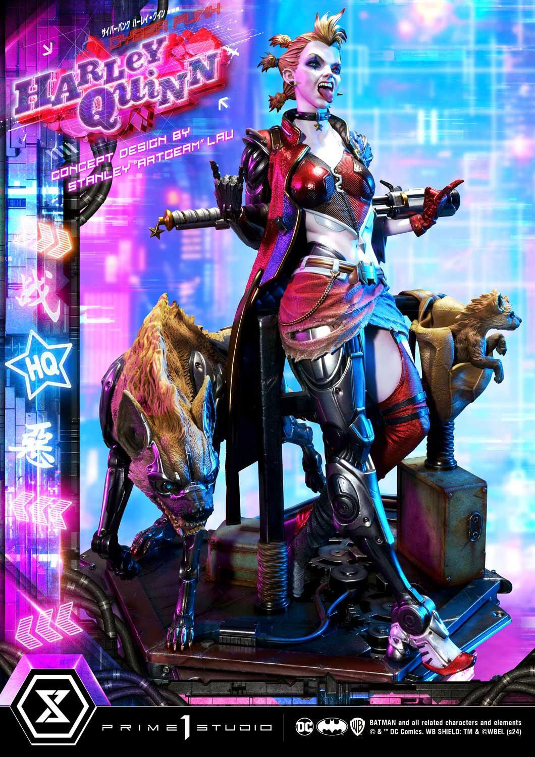 Batman - Bud - Harley Quinn - Lou - Ultimate Premium Masterline  (UPMDC-08) - 1/4 - Cyberpunk (Prime 1 Studio) photo 65