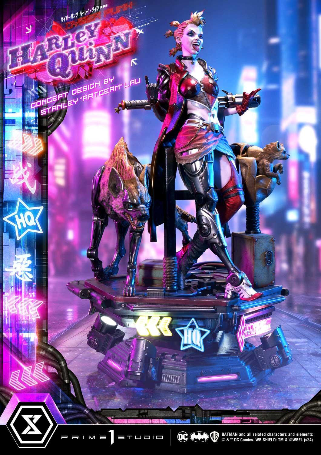 Batman - Bud - Harley Quinn - Lou - Ultimate Premium Masterline  (UPMDC-08) - 1/4 - Cyberpunk (Prime 1 Studio) photo 66