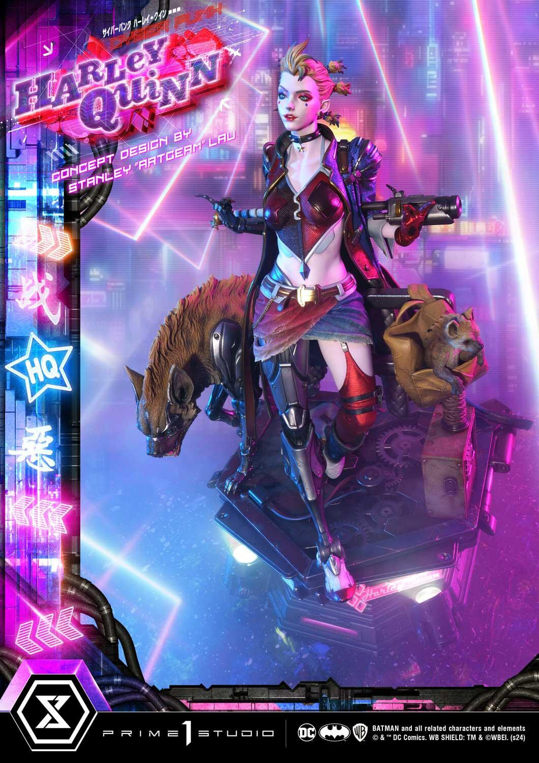 Batman - Bud - Harley Quinn - Lou - Ultimate Premium Masterline  (UPMDC-08) - 1/4 - Cyberpunk (Prime 1 Studio) photo 69