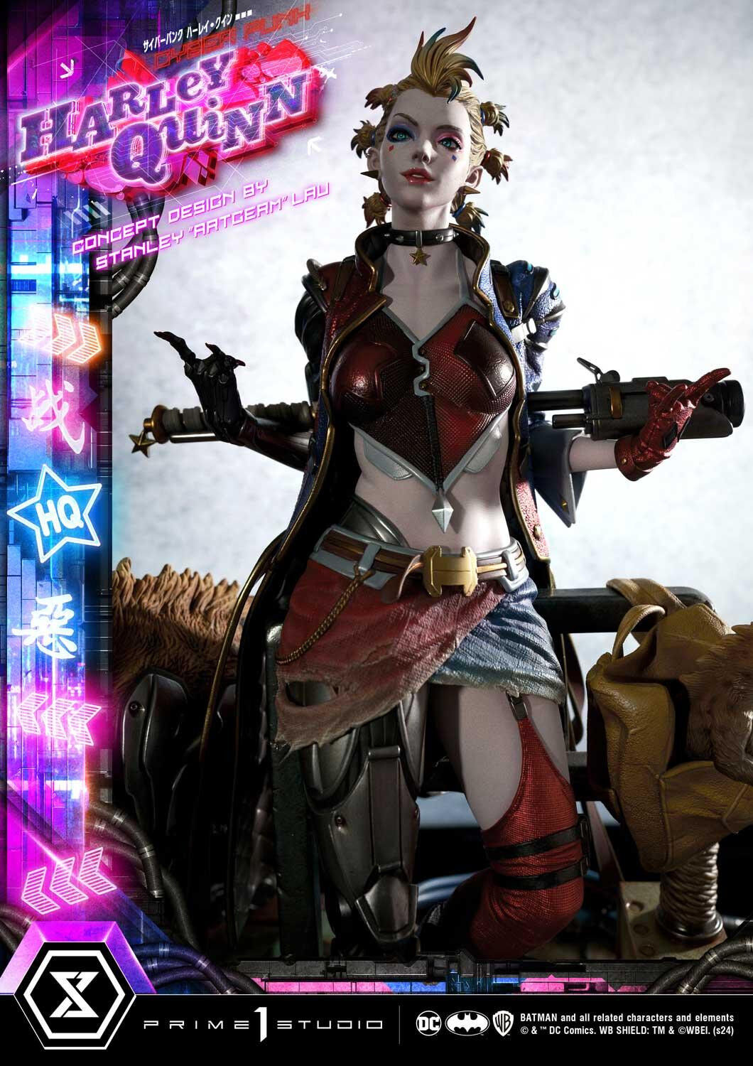 Batman - Bud - Harley Quinn - Lou - Ultimate Premium Masterline  (UPMDC-08) - 1/4 - Cyberpunk (Prime 1 Studio) photo 71